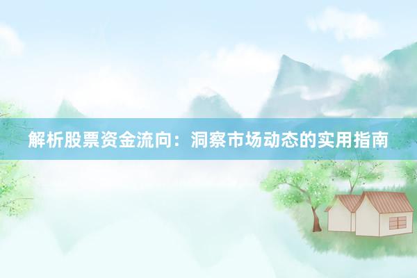 解析股票资金流向：洞察市场动态的实用指南