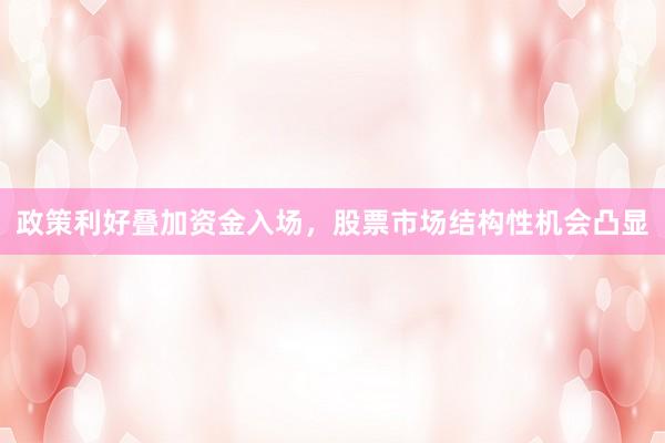 政策利好叠加资金入场，股票市场结构性机会凸显