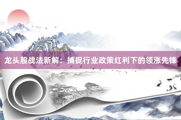 龙头股战法新解：捕捉行业政策红利下的领涨先锋